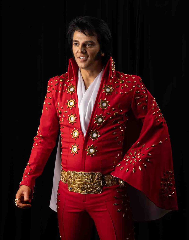 Tommy Holland as Elvis by Graham Currey Tommy Holland as Elvis by Graham Currey