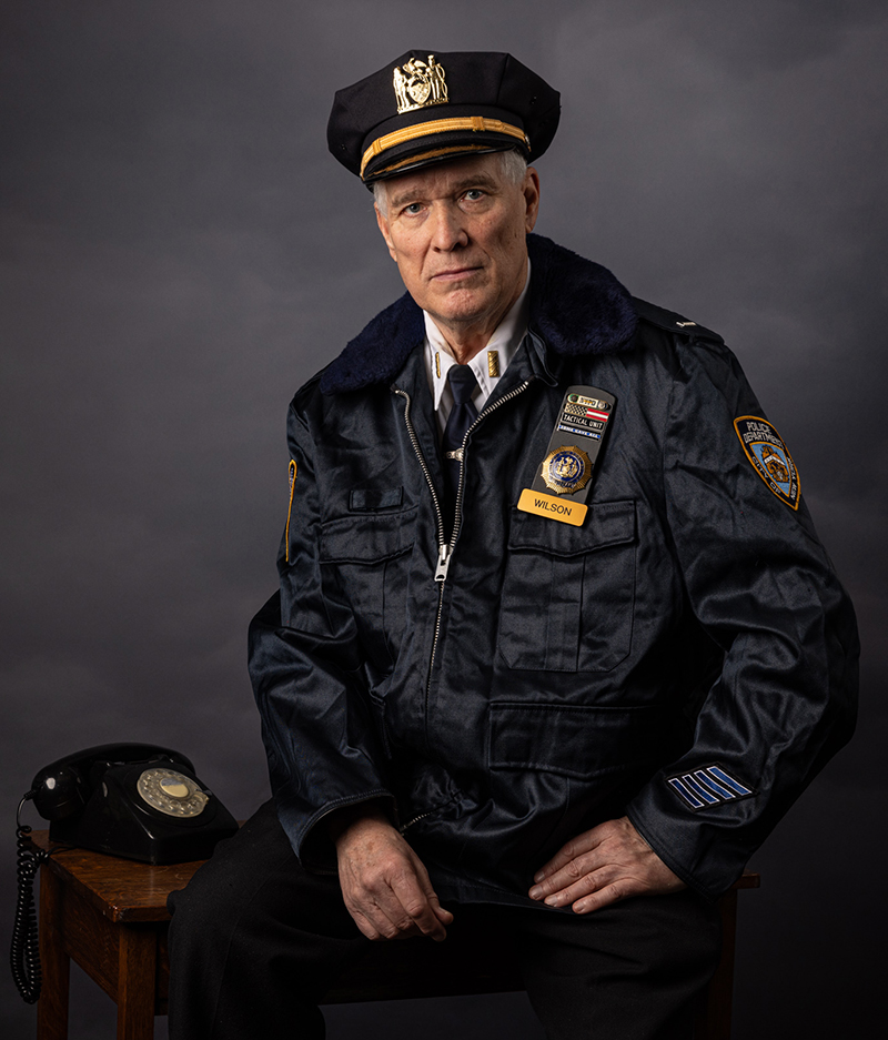 Chris Wilson as NYPD Officer by Graham Currey Chris Wilson as NYPD Officer by Graham Currey