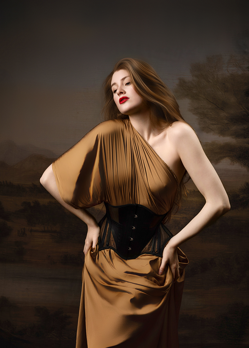 Meg Modelling as Grecian by Emma Finch Meg Modelling as Grecian by Emma Finch