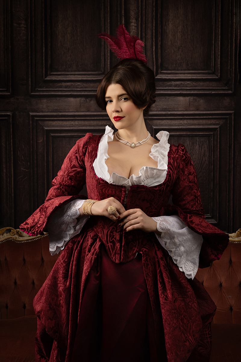 Scarlett Luxe as 17th Century Lady by Emma Finch Scarlett Luxe as 17th Century Lady by Emma Finch